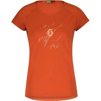SCOTT Damen Hemd SCO Shirt W's Defined DRI SS, Größe S in Orange