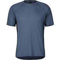 SCOTT Herren Hemd SCO Shirt M's Trail Flow Pro SS, Größe S in Blau