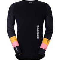 SCOTT Herren Shirt SCO Tee M's Tuned LS, Größe L in Schwarz