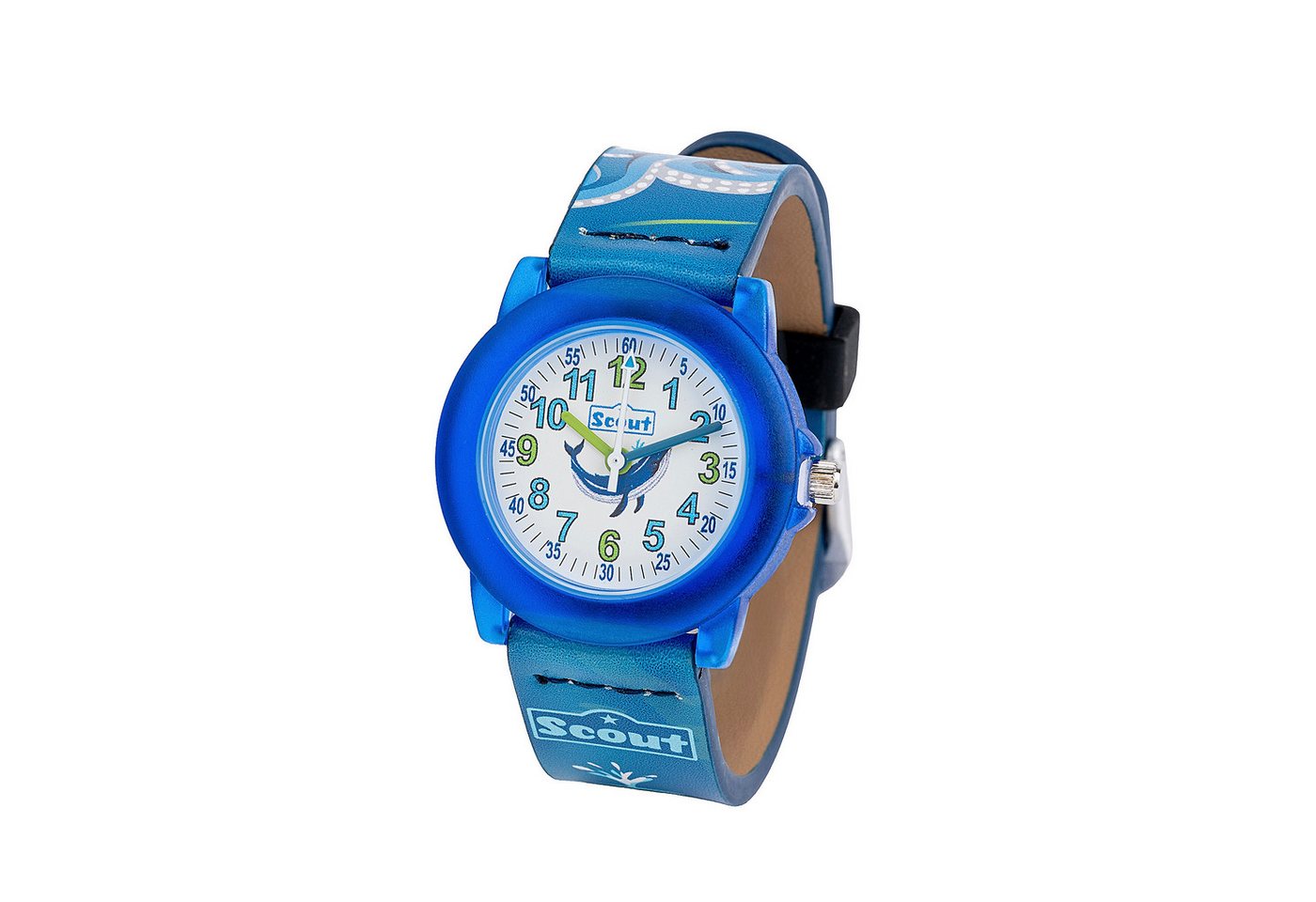 Scout Quarzuhr Crystal 164000017, Armbanduhr, Kinderuhr, Geschenkidee, Schulanfang, Jungen, Wal – Bild 3 von 4