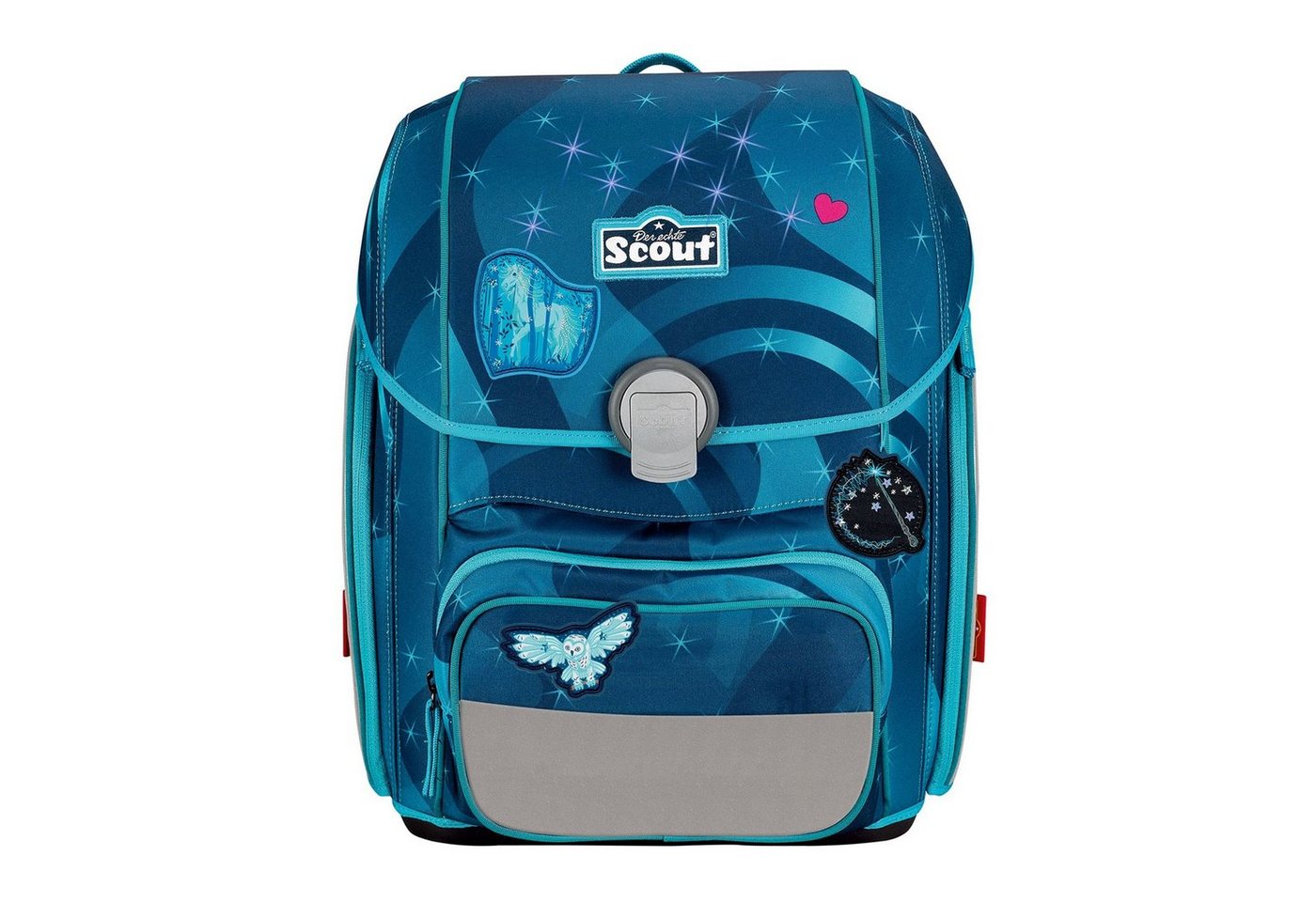 Scout Schulranzen Genius LED (4-tlg), Polyester – Bild 2 von 5