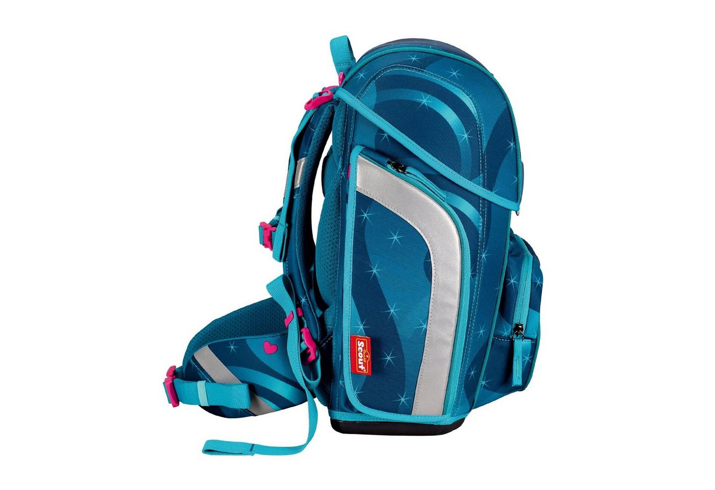 Scout Schulranzen Genius LED (4-tlg), Polyester – Bild 3 von 5