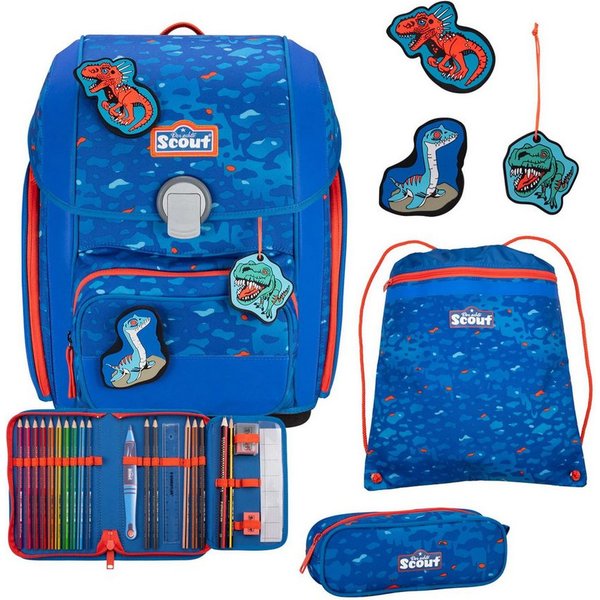 Scout Schulranzen Genius Set 4-teilig (Set, 4-tlg)