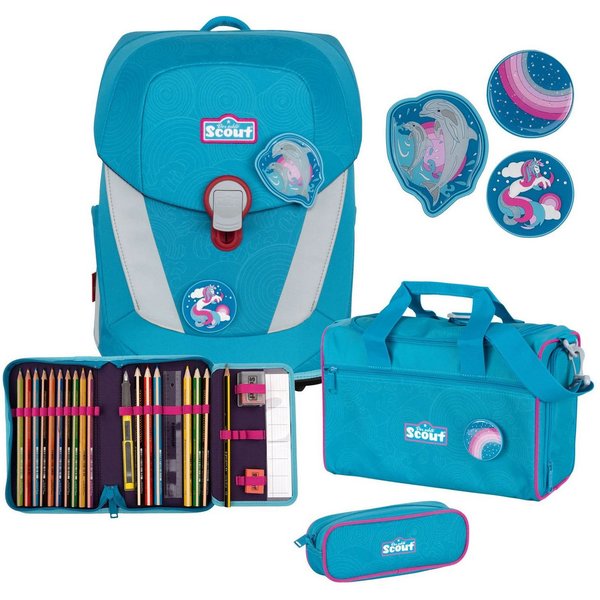 Dolphins Schultaschen-Set, 4-tlg.
