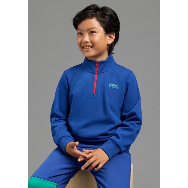 Scout Sweatshirt Troyer, Zip-Sweatshirt - NEU von SCOUT Troyer-Sweatshirt mit kontrastfarbigen Details und Rippbündchen