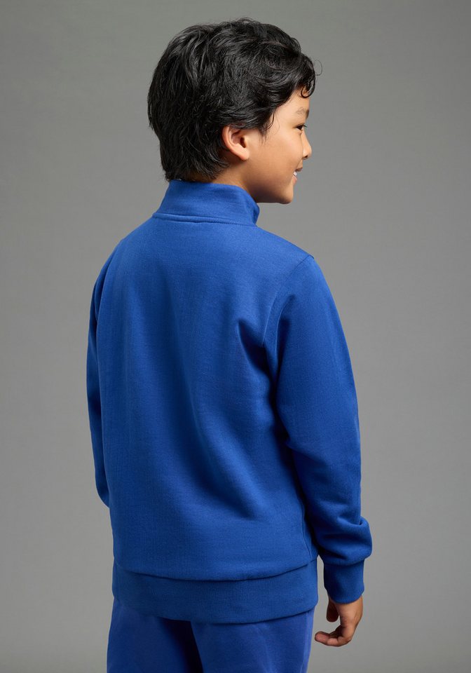 Scout Sweatshirt Troyer, Zip-Sweatshirt - NEU von SCOUT Troyer-Sweatshirt mit kontrastfarbigen Details und Rippbündchen – Bild 2 von 5