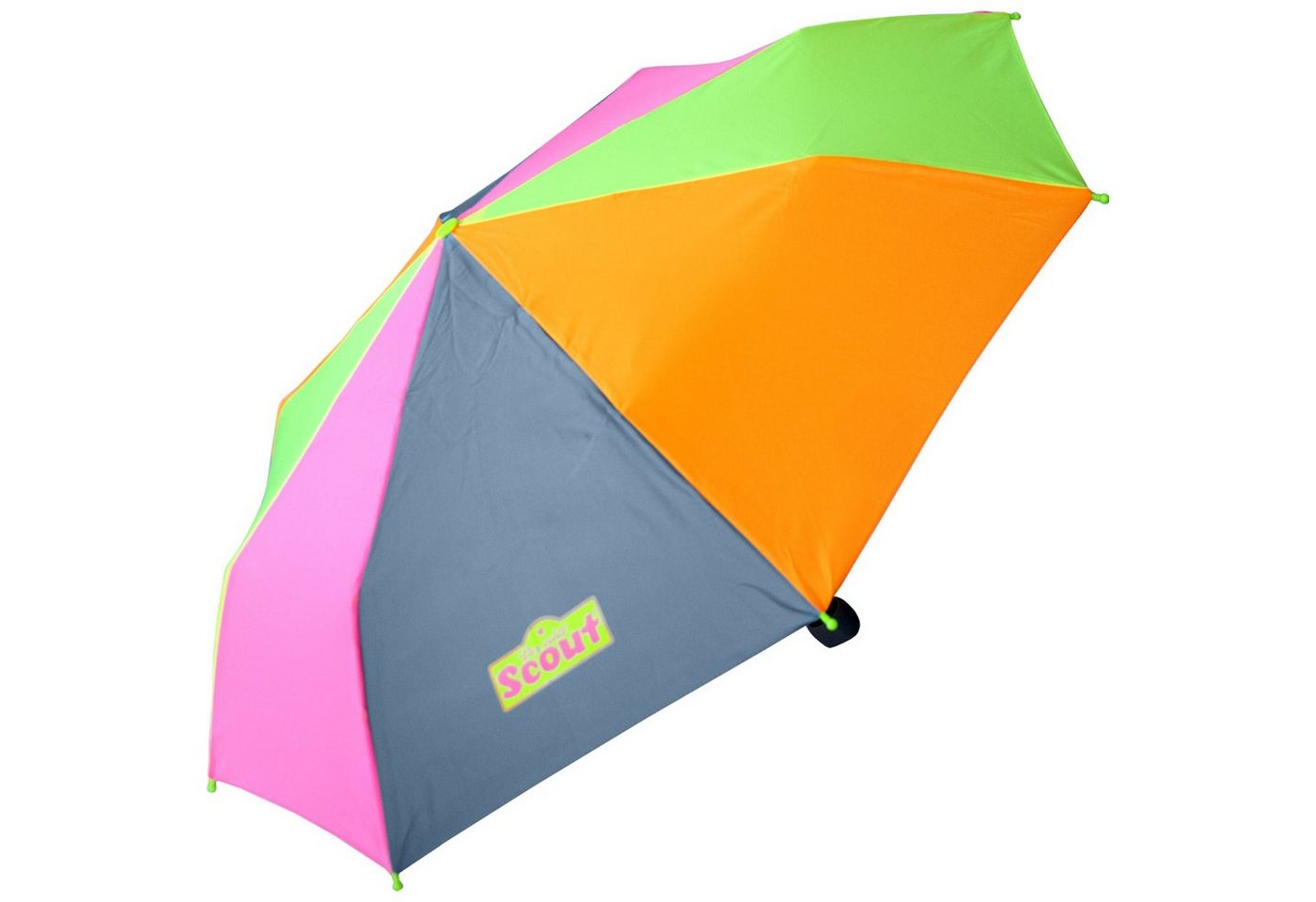 Scout Taschenregenschirm Mini Kinderschirm Basic reflektierend, leicht – Bild 4 von 5