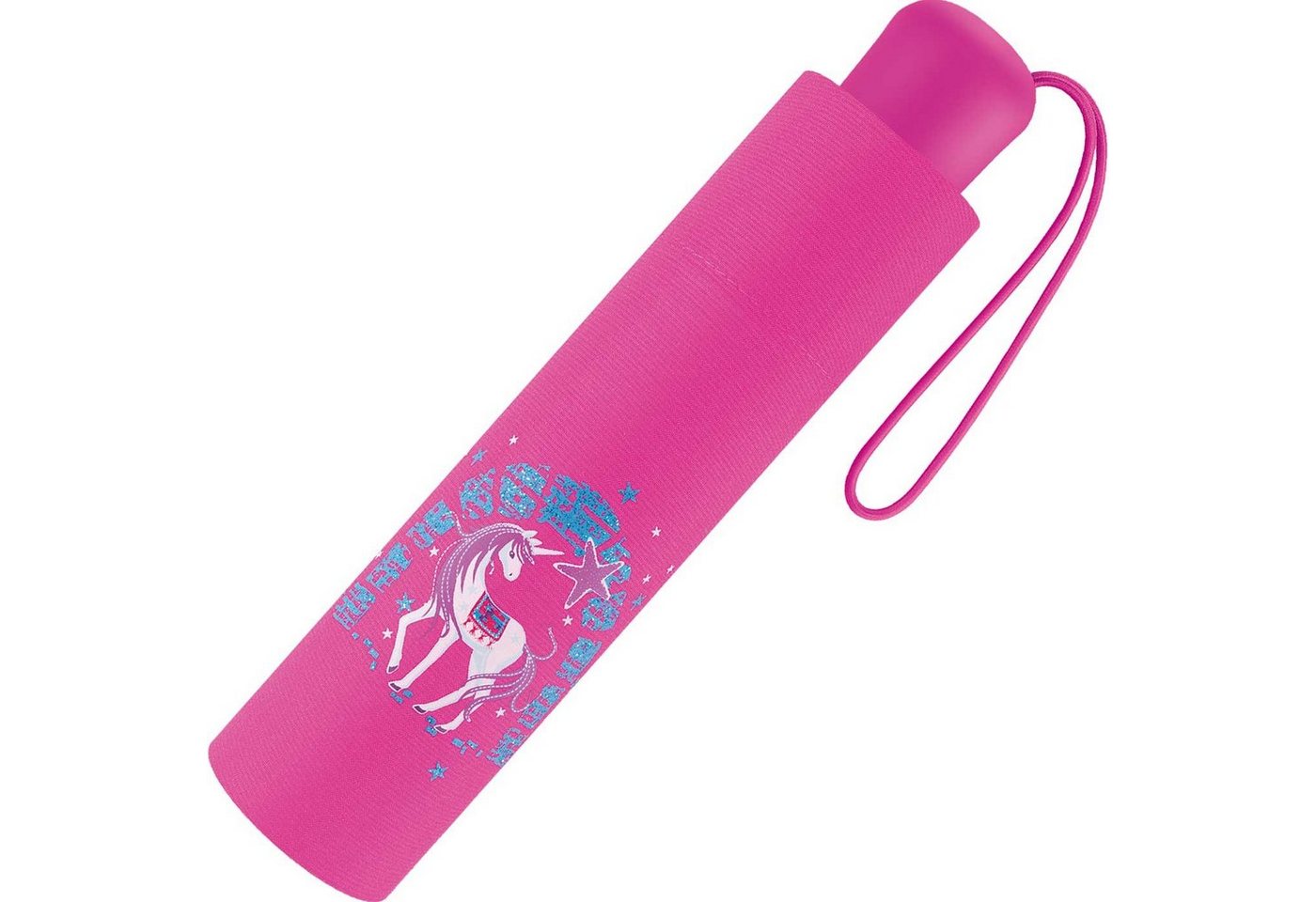 Scout Taschenregenschirm Mini Kinderschirm Basic reflektierend bedruckt, leicht – Bild 3 von 3