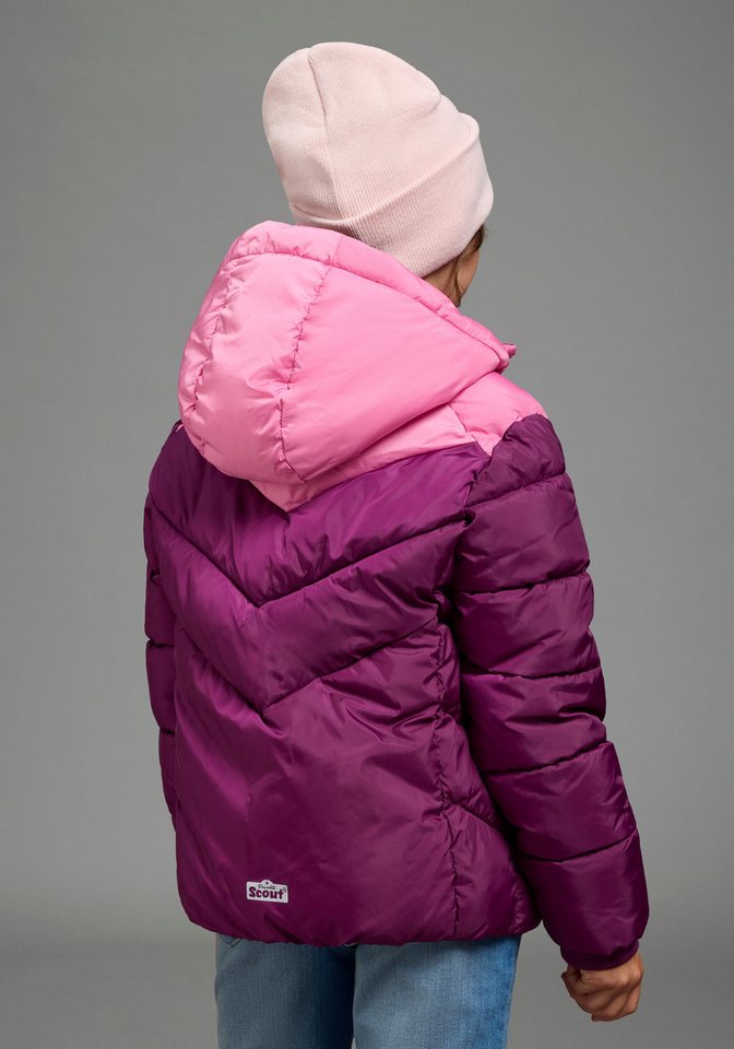 Scout Winterjacke Gesteppte Jacke, Colorblocking - NEU von SCOUT Warme Steppjacke mit Kontrasteinsätzen, Fleecefutter – Bild 2 von 5