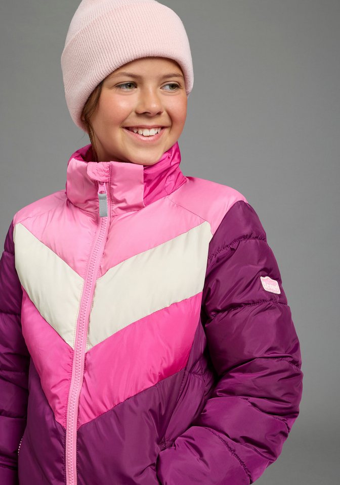 Scout Winterjacke Gesteppte Jacke, Colorblocking - NEU von SCOUT Warme Steppjacke mit Kontrasteinsätzen, Fleecefutter – Bild 3 von 5