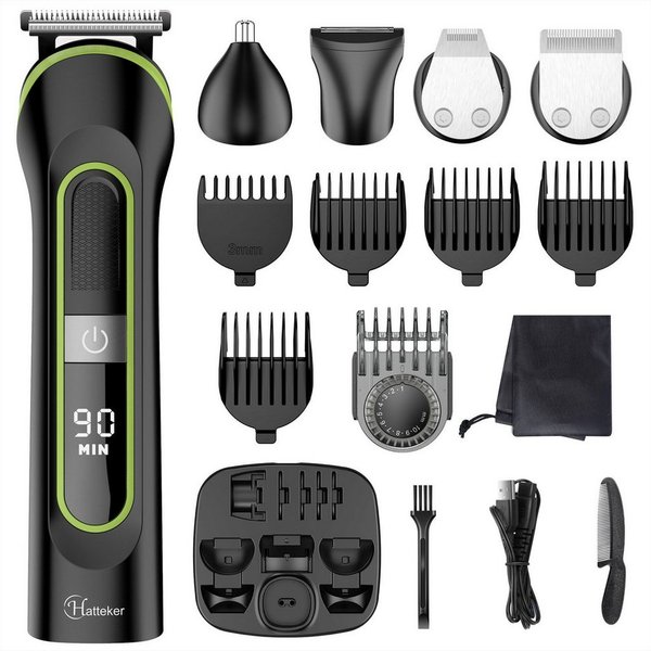Scttomon Bartschneider RFC5918, Haarschneider Bodygroomer 5 in 1 Wasserdicht