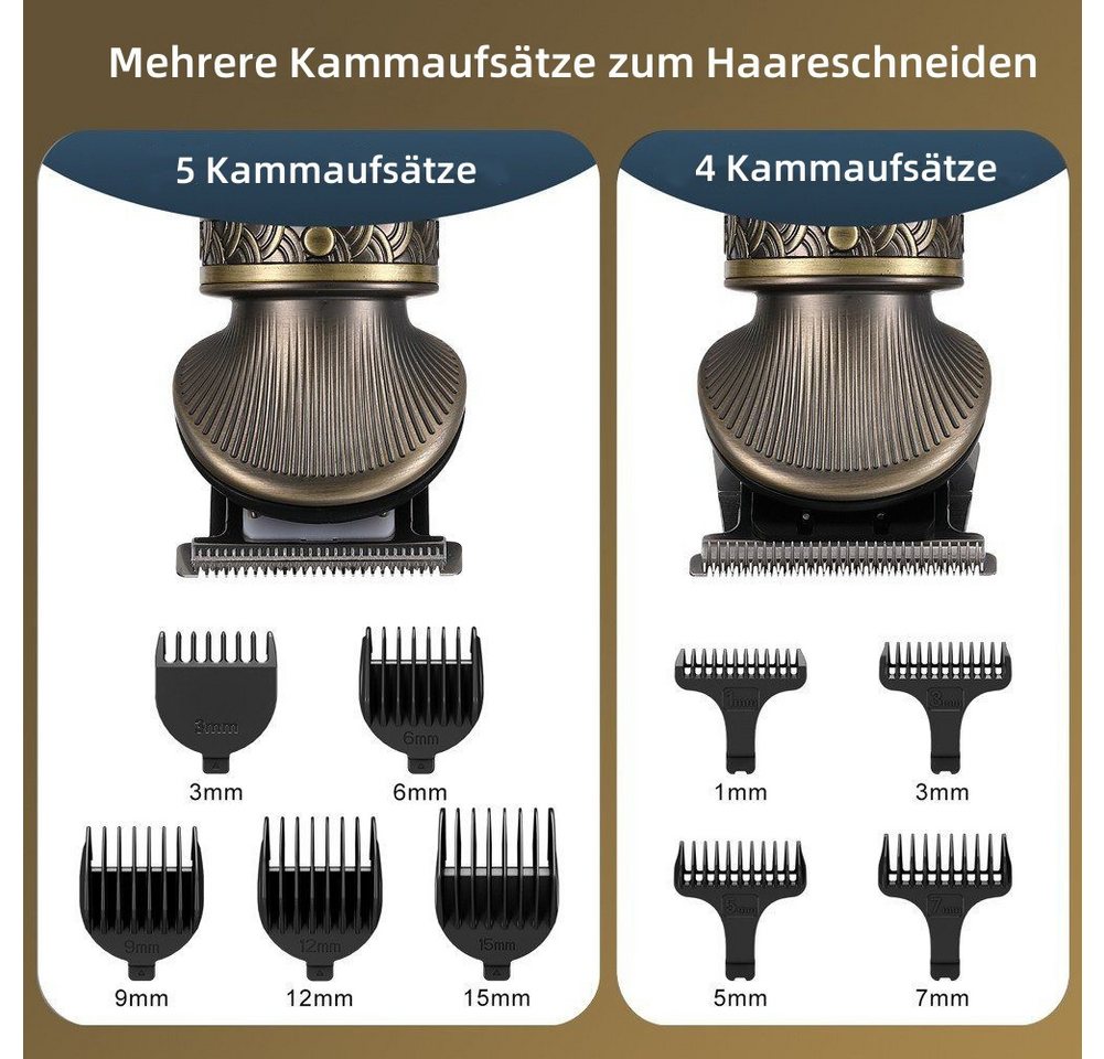 Scttomon Haar- und Bartschneider RFC5618, Multifunktionaler Trimmer 7-in-1 – Bild 4 von 5