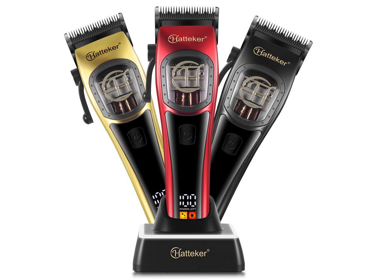 Scttomon Haarschneider G58, Professioneller Haarschneider & Barttrimmer, Barbershop-Haartrimmer USB-C & Ladestation – Bild 2 von 5