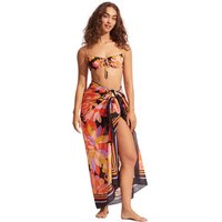 SEAFOLLY Schal Palm Spring Pareo, Größe ONE SIZE in Schwarz