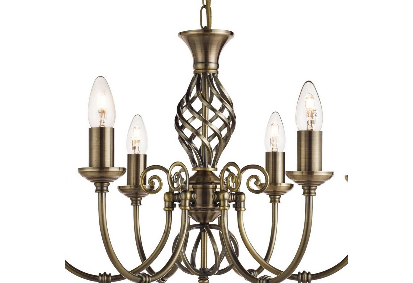 Searchlight Kronleuchter Zanzibar 6Lt Pendant, Leuchtmittel wechselbar – Bild 2 von 3