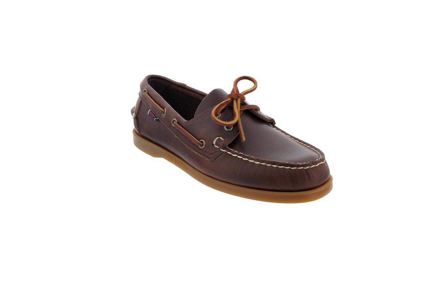Sebago Sebago Docksides Men 70000G0-A20, Waxed Leather-Glattleder, Braun-Hone Bootsschuh – Bild 2 von 5