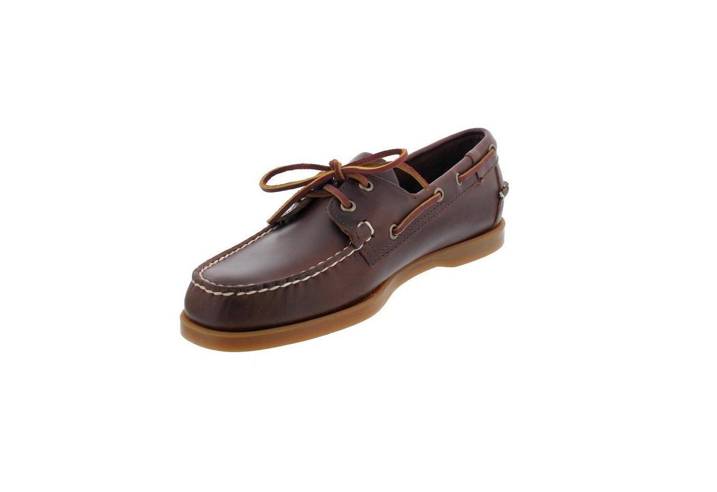 Sebago Sebago Docksides Men 70000G0-A20, Waxed Leather-Glattleder, Braun-Hone Bootsschuh – Bild 4 von 5