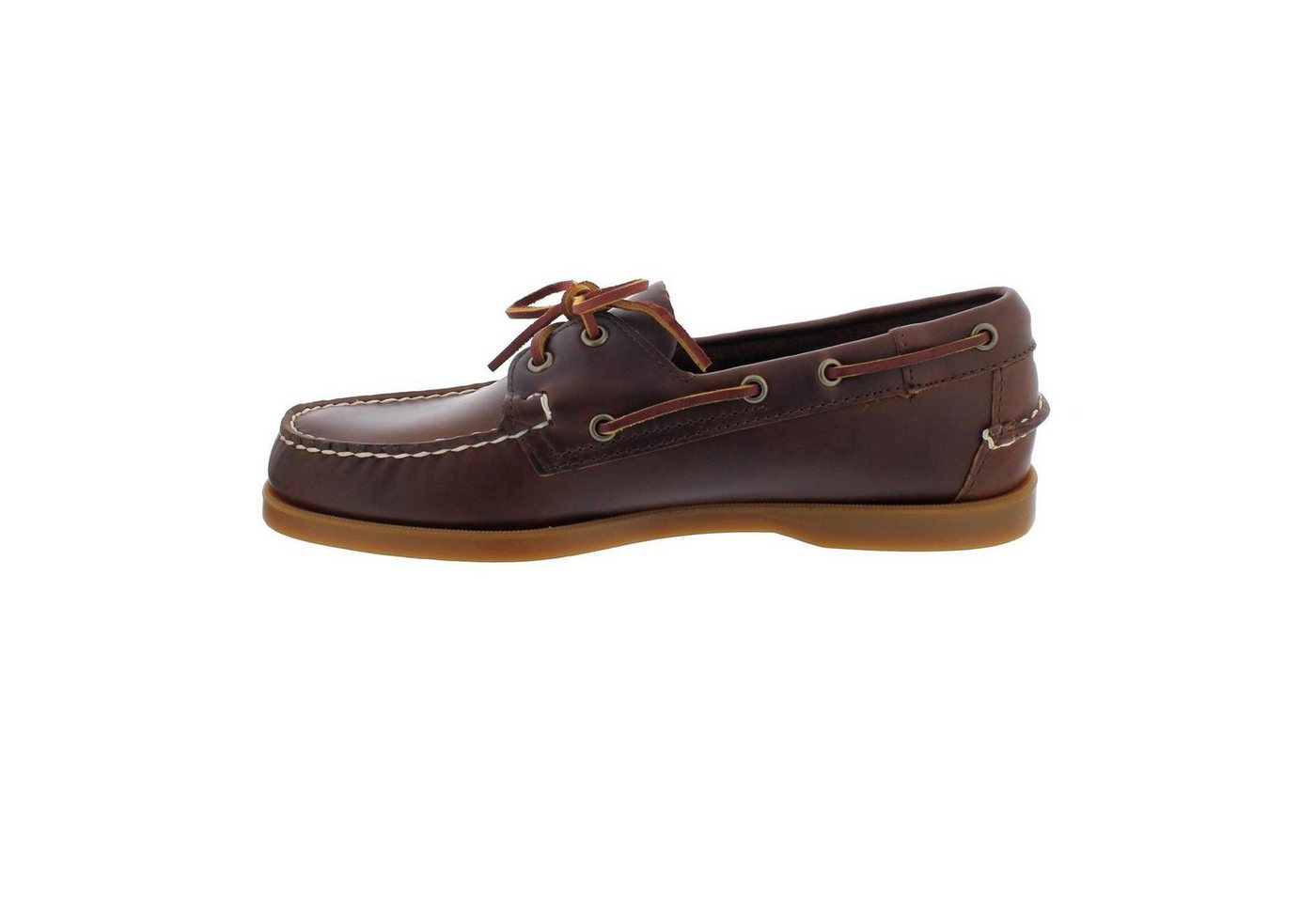 Sebago Sebago Docksides Men 70000G0-A20, Waxed Leather-Glattleder, Braun-Hone Bootsschuh – Bild 5 von 5