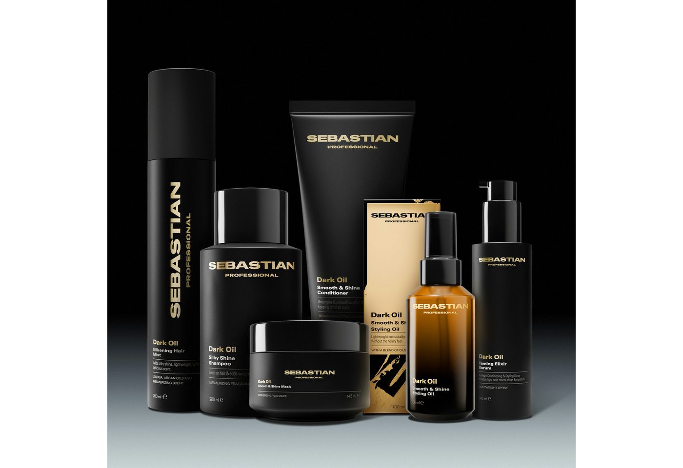 Sebastian Professional Dark Oil Taming Elixir Serum Haarserum · 140 ml – Bild 4 von 5