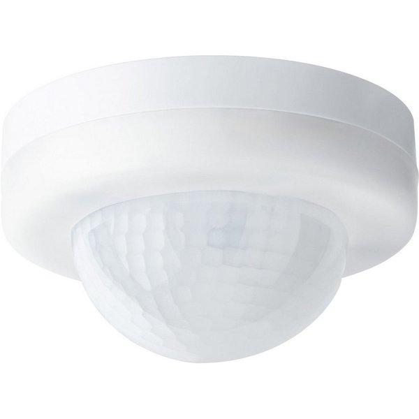 SEBSON Bewegungsmelder Infrarot Sensor Aufputz Decken Montage 360° Reichweite 20m IP20, (1-St), 360° Erfassung, Programmierbar, LED geeignet 1.000W, 3 Draht