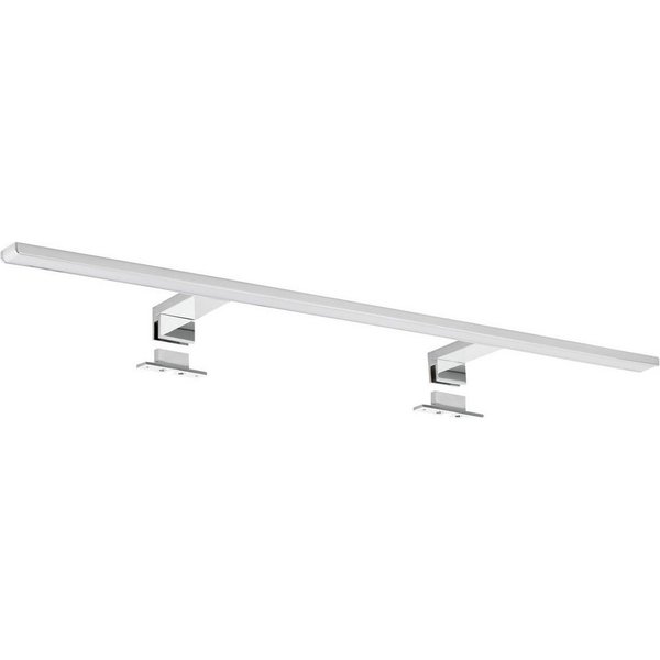 SEBSON Spiegelleuchte LED Spiegellampe Bad 80cm IP44 15W 1000lm 4000K 230V 800x108x39mm, LED integriert, neutralweiß, Aufbauleuchte + Klemmleuchte, 110° Abstrah