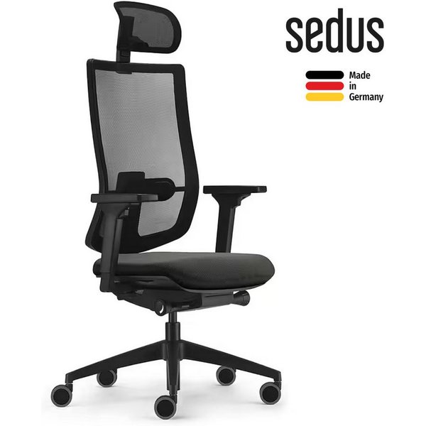 sedus Bürostuhl se:do PRO light 2 (Made in Germany, 5 Jahre Garantie), Bürostuhl mit Synchronmechanik