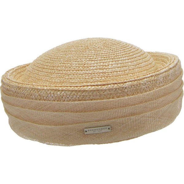 Seeberger Strohhut Strohborte Käppchen mit Sinamaygarnitur 55714-0