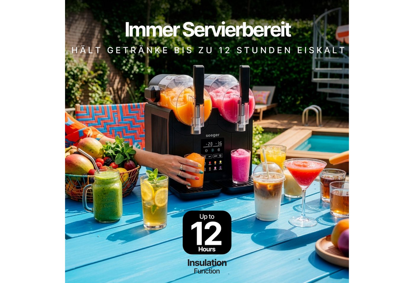 Seeger Slush-Eismaschine SuperSlush Maschine – Bild 4 von 5