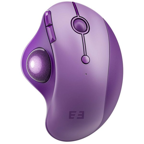 Seenda MOU-301 Ergonomische Trackball-Maus Bluetooth 2,4 GHz, 3 Geräte Maus (Bluetooth, Funk, Ergonomisch, Wiederaufladbar, Multi-Geräte Bluetooth)