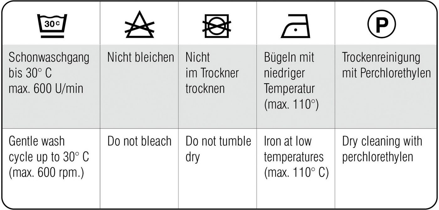 Sehlbach Gardine Schal Leinenoptik (1 St), Schlaufen, blickdicht, mit Gardinenband und verdeckten Schlaufen – Bild 5 von 5
