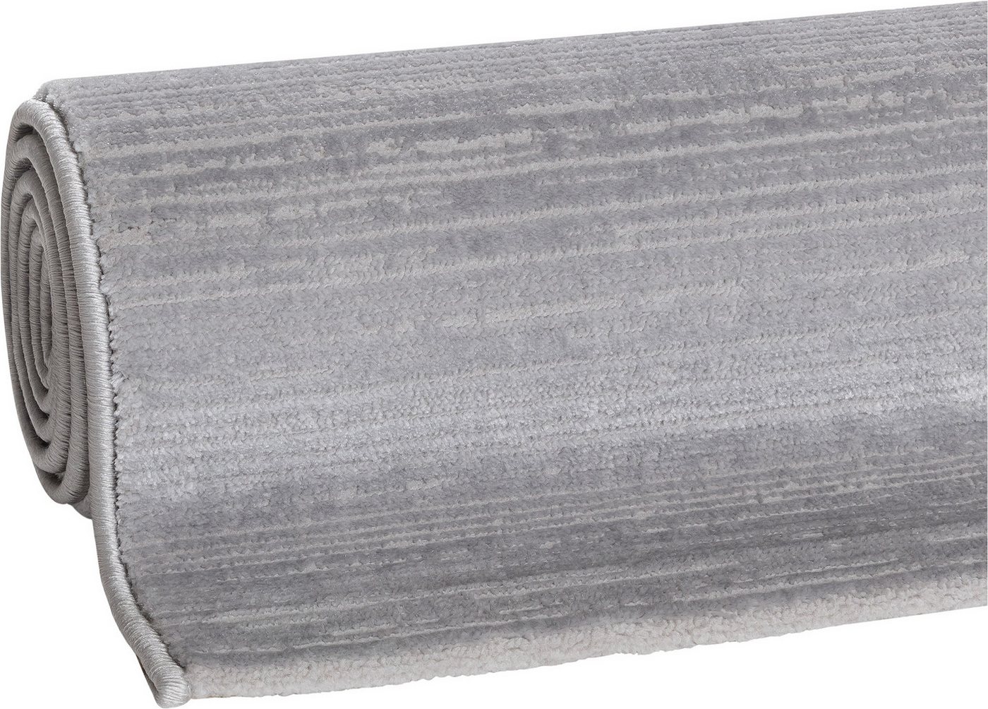 Sehrazat Teppich LIMA, auch als Läufer und in RUnd, rechteckig, Höhe: 10 mm, Kurzflor, Linienstruktur, leichter Glanz, Wohnzimmer – Bild 5 von 5