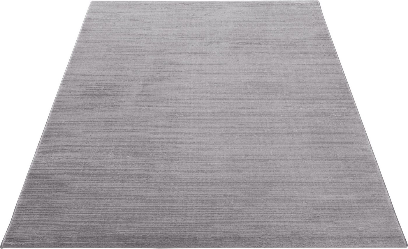 Sehrazat Teppich LIMA, auch als Läufer und in RUnd, rechteckig, Höhe: 10 mm, Kurzflor, Linienstruktur, leichter Glanz, Wohnzimmer – Bild 4 von 5