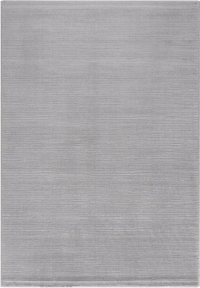 Sehrazat Teppich LIMA, auch als Läufer und in RUnd, rechteckig, Höhe: 10 mm, Kurzflor, Linienstruktur, leichter Glanz, Wohnzimmer – Bild 5 von 5