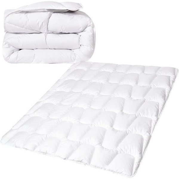 SEI Design Microfaserbettdecke SWAN de Luxe Winterbettdecke Bettdecke Decke Baumwolldecke vegan, Füllung: 100% Polyester, Bezug: 100% Baumwolle, Vegane Alternat