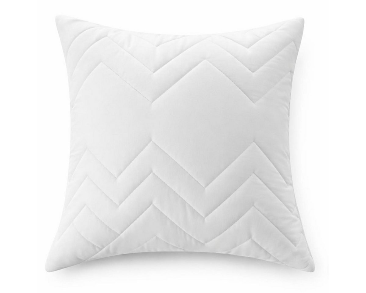 SEI Design Microfaserkissen Mikrofaser Dekokissen Sofakissen Kissen gesteppt 40x40 cm, Füllung: Faserbällchen, Bezug: Microfaser, Seitenschläfer, Rückenschläfer – Bild 2 von 5