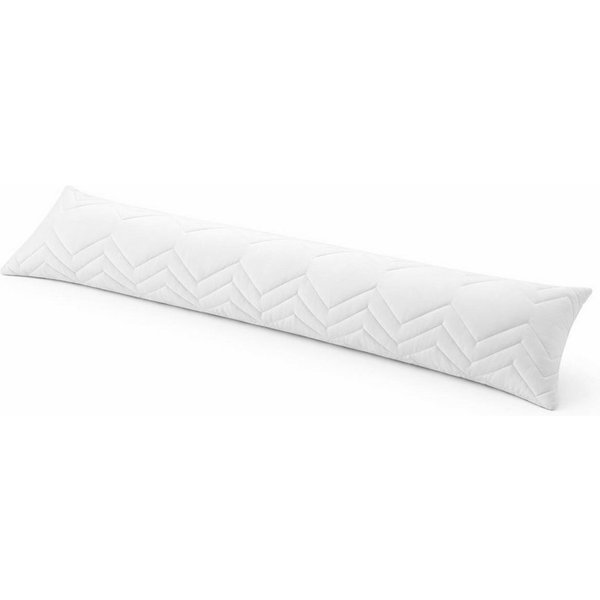 SEI Design Microfaserkissen Mikrofaser Seitenschläferkissen Kissen gesteppt 140x40 cm, Füllung: Faserbällchen, Bezug: Microfaser, Seitenschläfer, Rückenschläfer