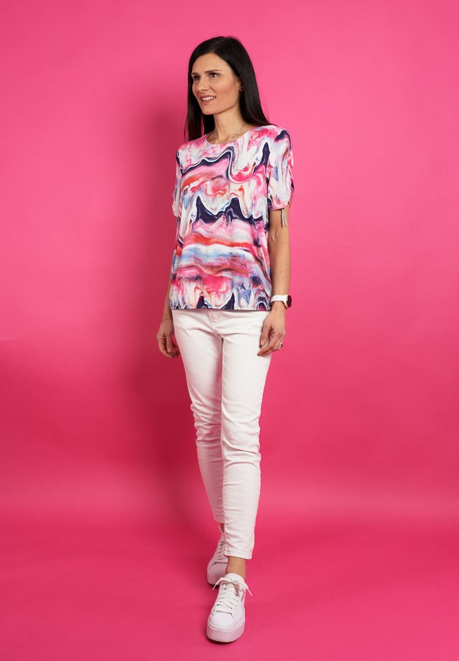 Seidel Moden Kurzarmshirt mit All-Over Print, MADE IN GERMANY – Bild 2 von 3