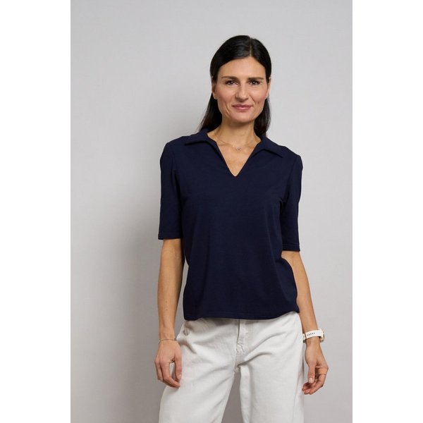 Seidel Moden Poloshirt Mit V-Ausschnitt - MADE IN GERMANY