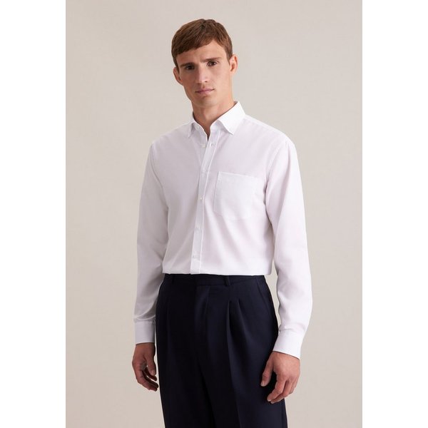 seidensticker Businesshemd Schwarze Rose Regular 1/1 Button-Down-Kragen Uni