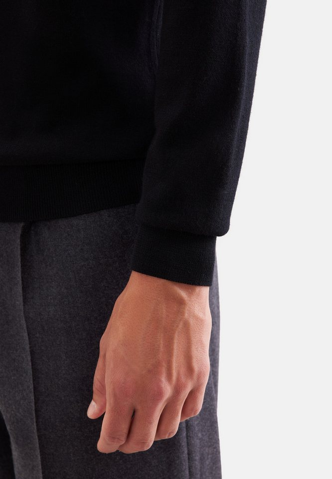 seidensticker Strickpullover Schwarze Rose 1/1 Rollkragen Uni – Bild 3 von 5