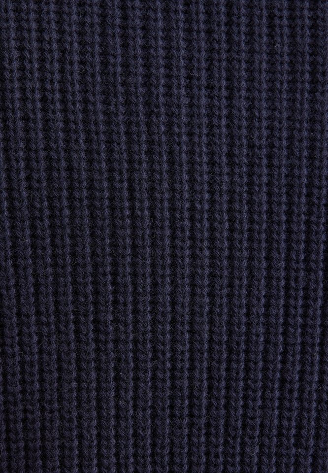 seidensticker Strickpullover Schwarze Rose Troyer Uni – Bild 5 von 5