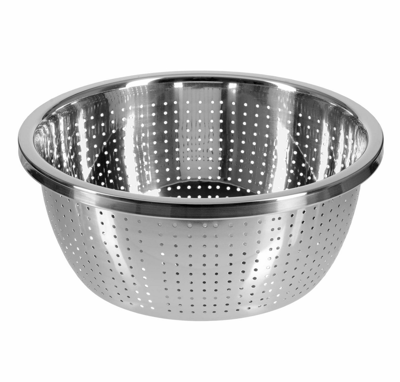 GRÄWE Seiher GRÄWE Edelstahl Seiher und Schüssel Set, Ø 28 cm, Edelstahl, GRÄWE Edelstahl Seiher und Schüssel Set, Ø 28 cm, 2-teilig – Bild 3 von 5