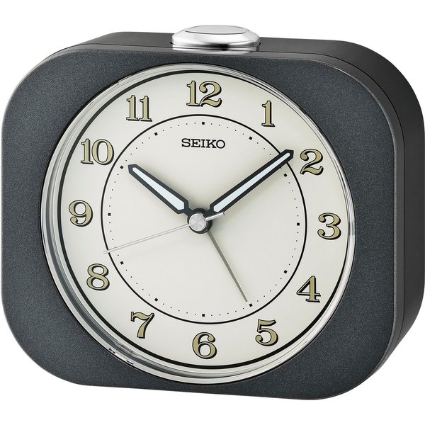 Seiko Quarzwecker QHE195K Wecker, Schlafzimmer, Geschenkidee, Piepalarm, durchlaufende Sekunde