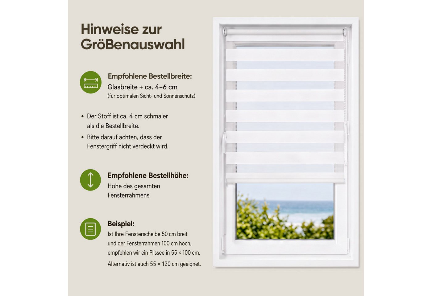 Doppelrollo Doppelrollo Rollos für Fenster ohne Bohren oder mit Bohren, Sekey, Klemmfix, für Fenster und Tür, freihängend mit Klemmträger, Seitenzugrollo – Bild 4 von 5