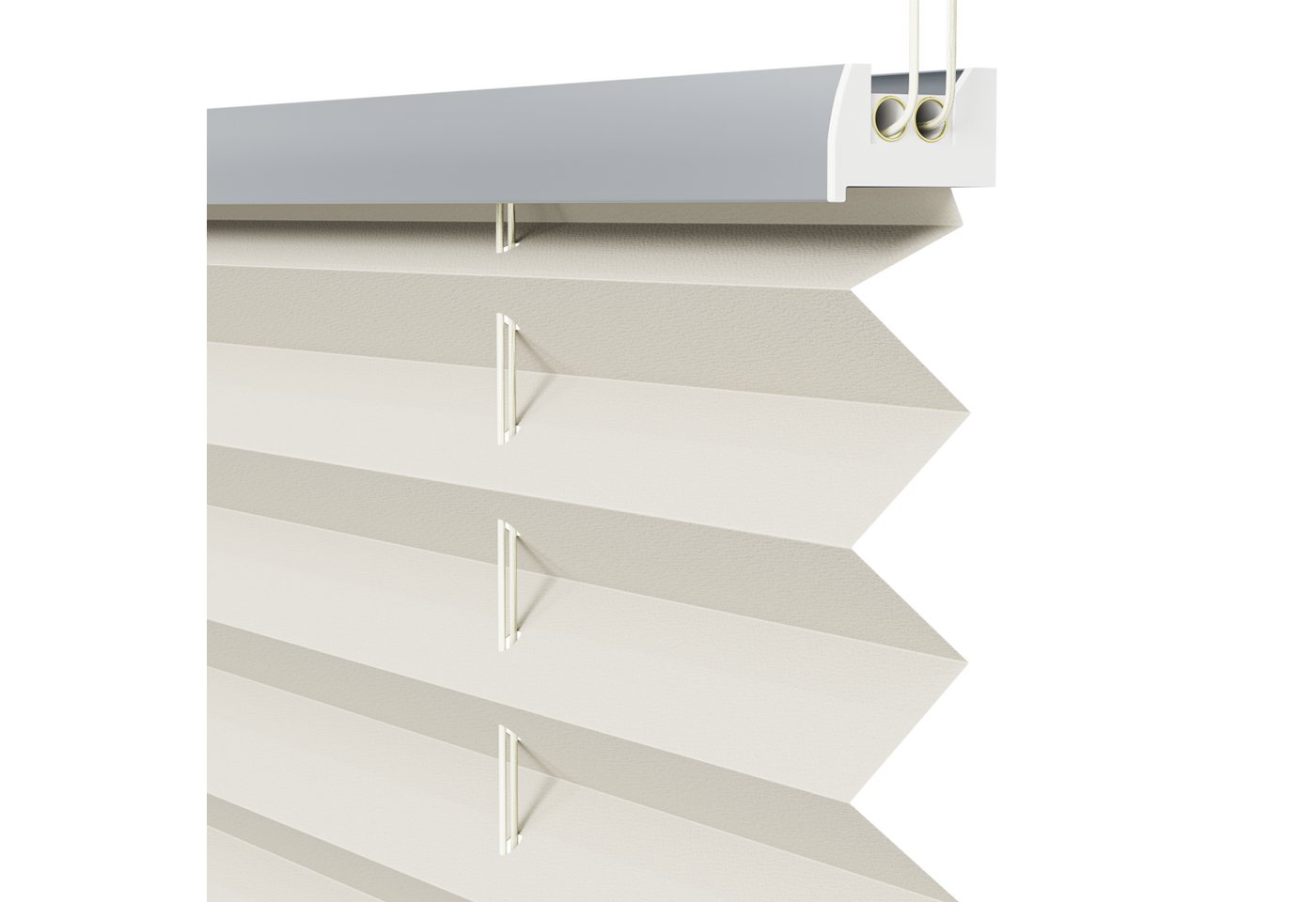 Sekey Plissee Sonnenschutzrollo ohne Bohren Verspannt Blickdicht Lichtschutz, blickdicht, Klemmfix, Verspannt Jalousie Rollos für Fenster / Tür – Bild 3 von 5