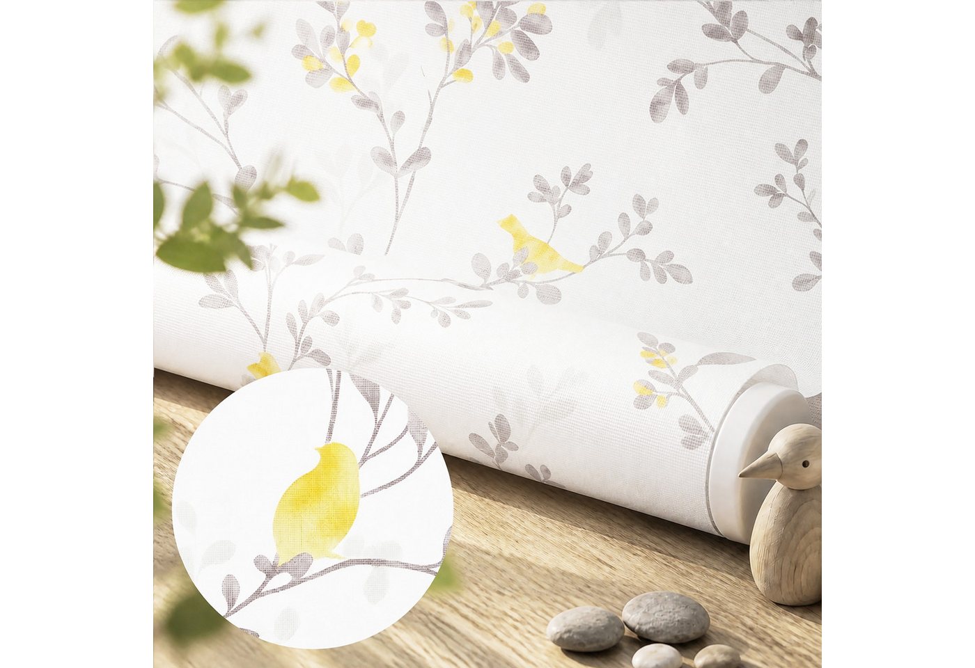 Rollo Seitenzugrollo mit Muster Verdunklungsrollo Klemmfix ohne Bohren, Sekey, Klemmfix, Klemmfix, 4 Designs, stufenlos verstellbar, lichtdurchlässig oder verdu – Bild 4 von 5