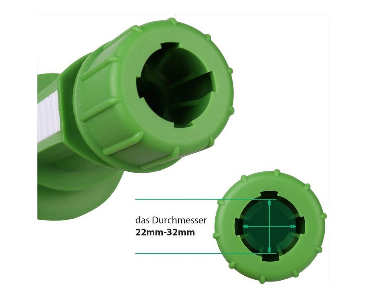 Sekey Schirmhalter Sonnenschirmhalter Bodendübel Einschraubhülse mit Aufhängehaken, für Stöcke bis Ø 32 mm – Bild 2 von 5