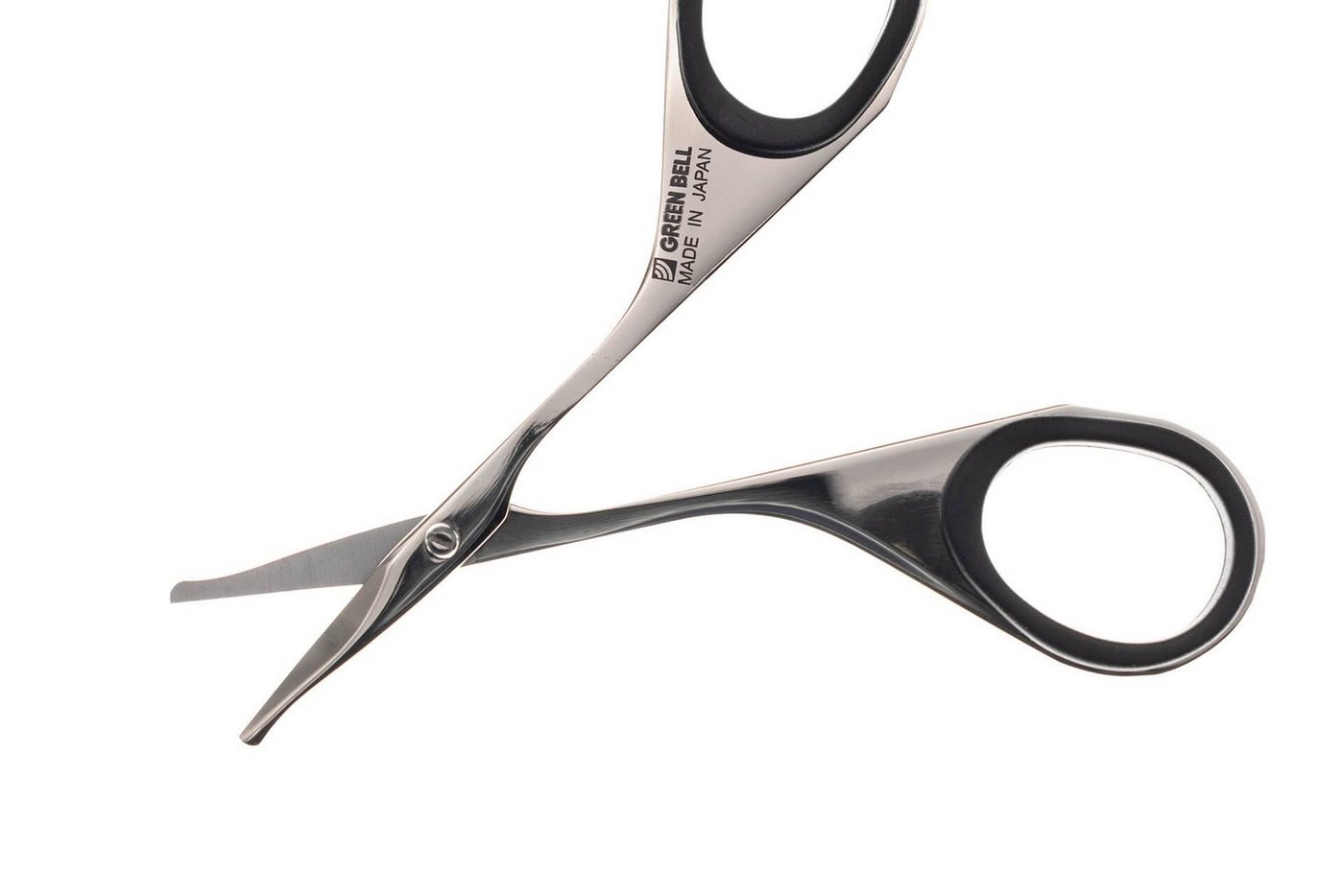 Seki EDGE Nasenhaarschere G-2113, Made in Japan, 90mm, Nasenhaarschere mit abgerundeten Spitzen und EVA-Ringen, Edelstahl – Bild 4 von 5