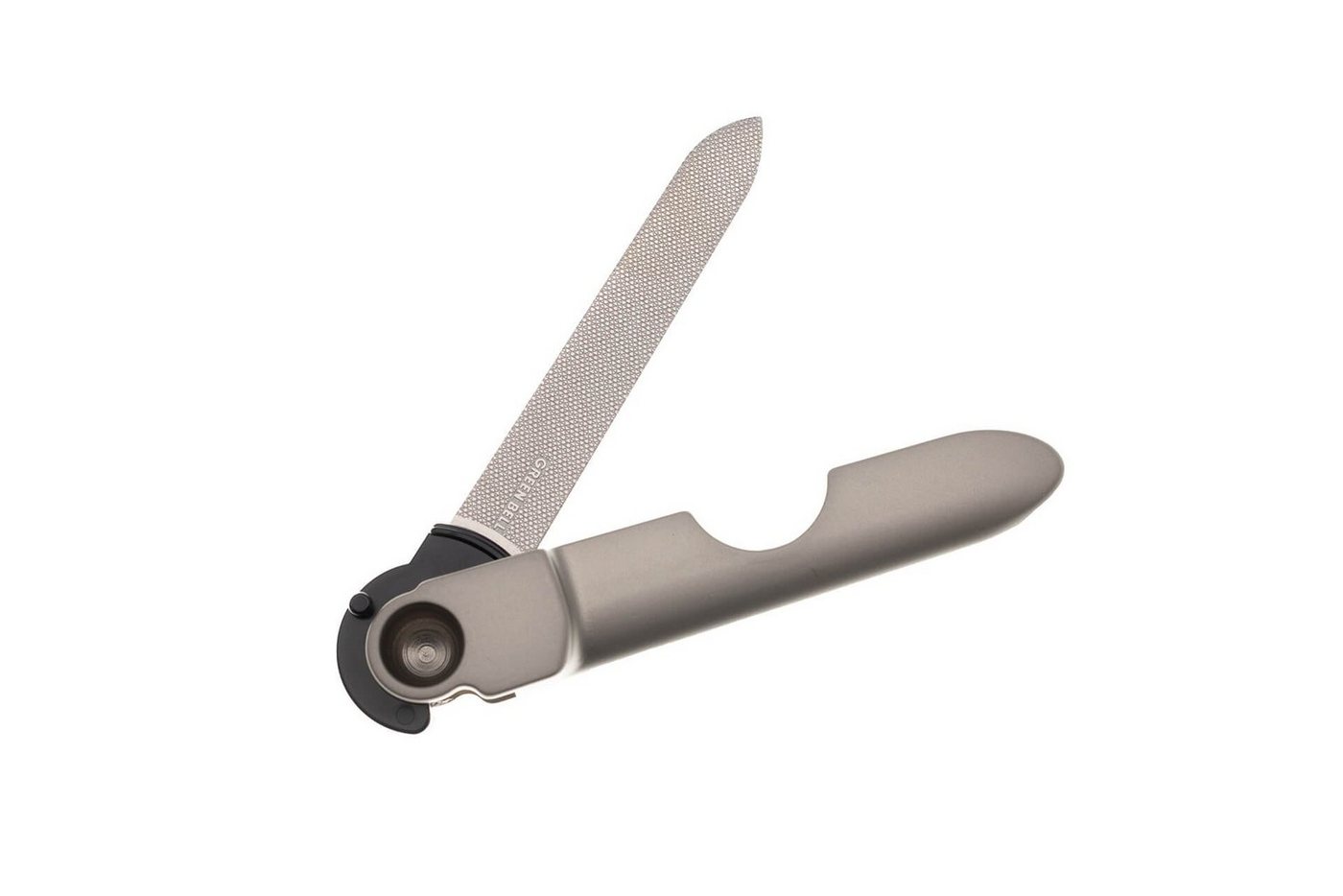 Seki EDGE Reiseformfeile G-1038, Made in Japan, 8mm, Für Fingernägel, Reiseformfeile, einklappbar, Edelstahl – Bild 2 von 5