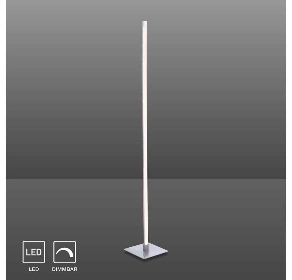 SellTec Stehlampe LED Stehlampe Bella, dimmbar über Touchdimmer, Memory Funktion, 1xLED/ 10.8 Watt, warmweiß, Ecklampe dimmbar Touchdimmer platzsparend sparsam – Bild 2 von 5